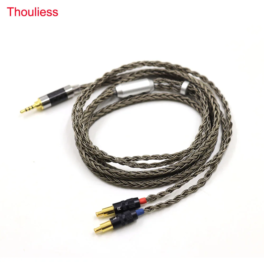 

4 pin Xlr 4.4 2.5mm16 Cores Headphone Earphone Cable For ATH- AP2000Ti 750 770H 990H ADX5000 MSR7B