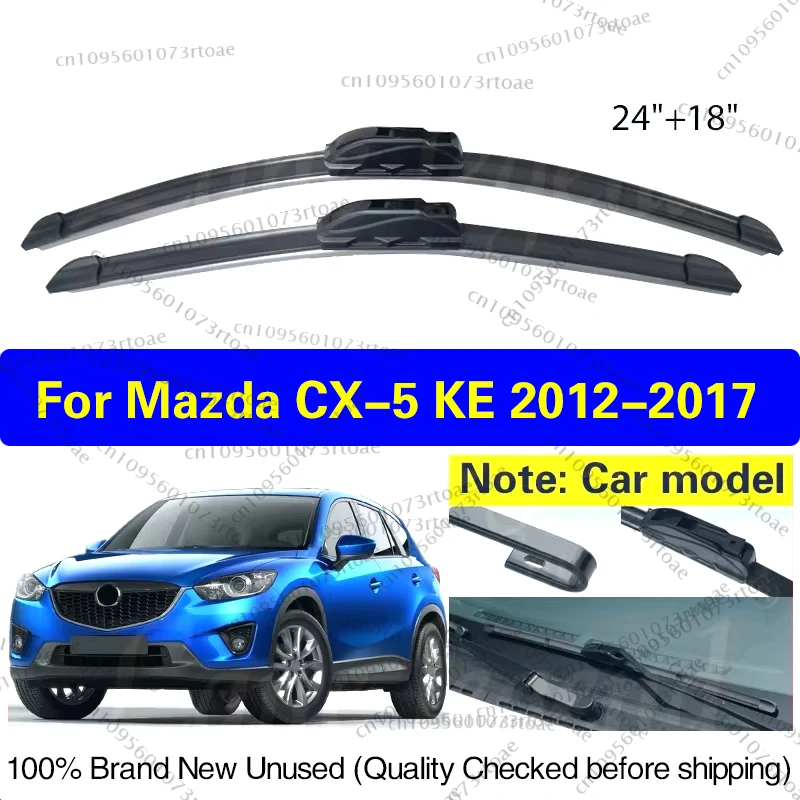 

Передние щетки стеклоочистителя с левым рулем для Mazda CX-5 CX5 KE 2012-2017 Щетки для лобового стекла и дождя 24 "+ 18" Автомобильные аксессуары