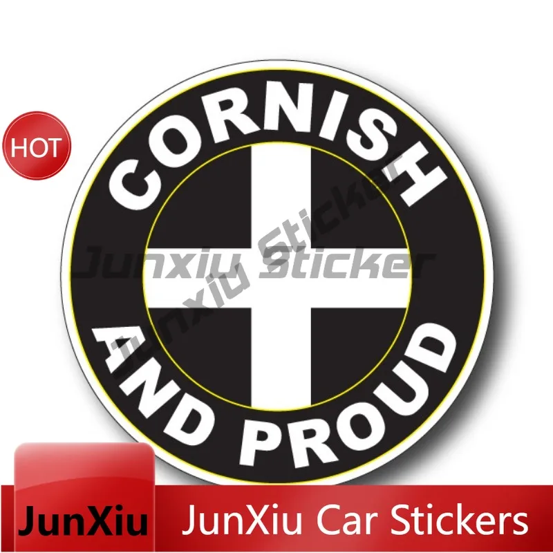 Fashion and Creative Logo: Cornish and Proud - Flag Car Van Lorry Vinyl Self Adhesive Stickers