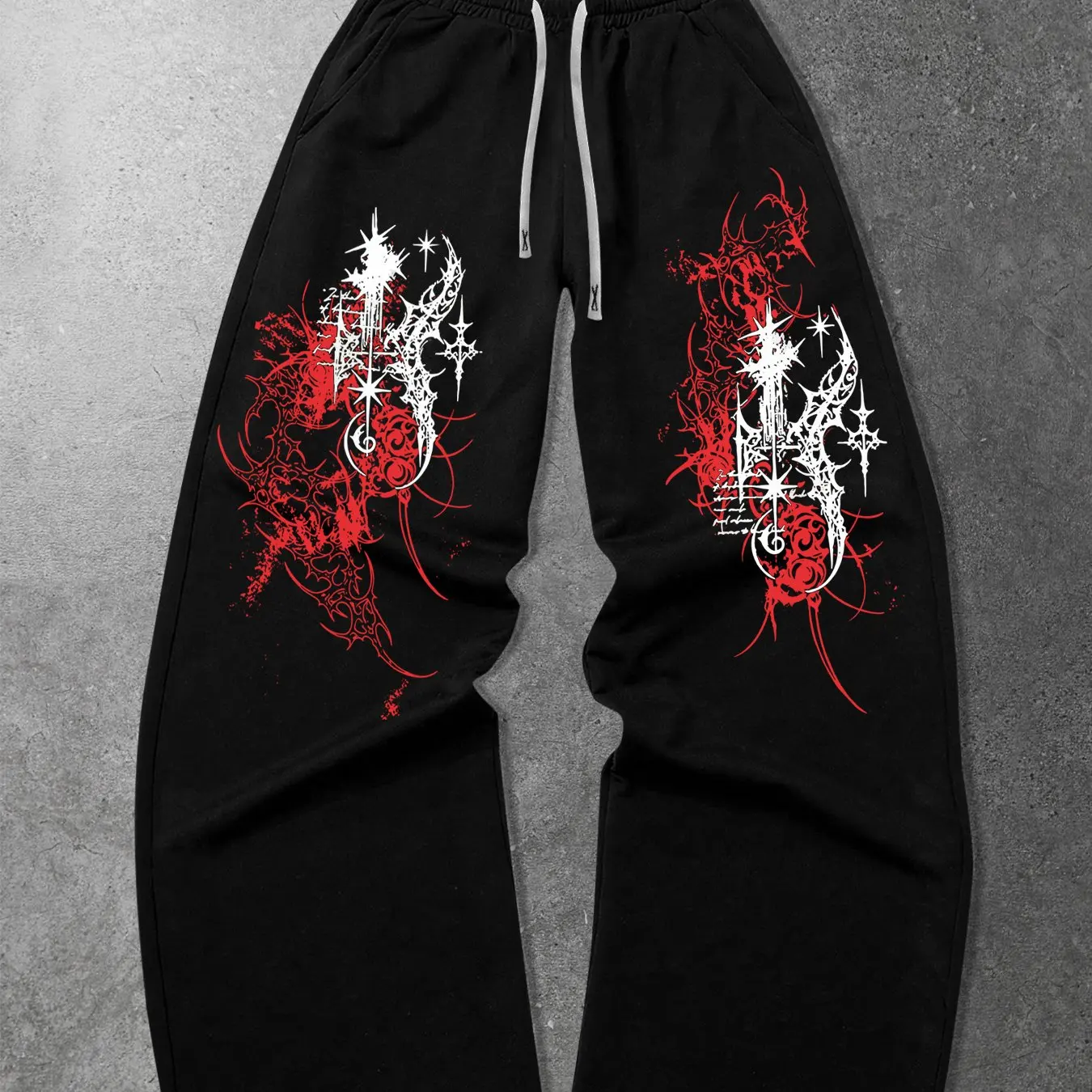 Gothic Dark Style Men's Outdoor Casual Sports Pants, Jogging Pants, Autumn New Collection, Unisex
