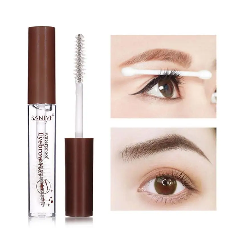 Kosmetik klares Augenbrauen gel langlebiges Wimpern fixgel wasserdichtes transparentes Augenbrauen-Fixgel für Augenbrauen Make-up z4q2 – Detail 22