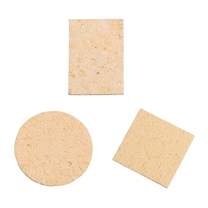 Bộ 50 Mỏ Hàn Làm Sạch Miếng Bọt Biển Bền Bỉ Hàn Đầu Dụng Cụ Sửa Chữa Nhiệt Độ Cao Bọt Biển Phụ Kiện