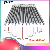 SH72 Soldering Iron Tips Replacement Heater Solder Head SH-BC2 B2 C4 D24 K I KU for SH72 Welding tool Not T12/HS-01/GVDA/T85 tip