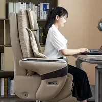 Smart Electric Genuine Leather Executive Office Chair - Massage Ventilation CEO Chair for Daytime Rest and Work Furniture JT40 3