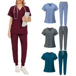 Nurses Scrubs Uniform Women Scrub Sets Nursing Accessories Hospital Surgery Gowns Dental Clinic Beauty Salon Workwear