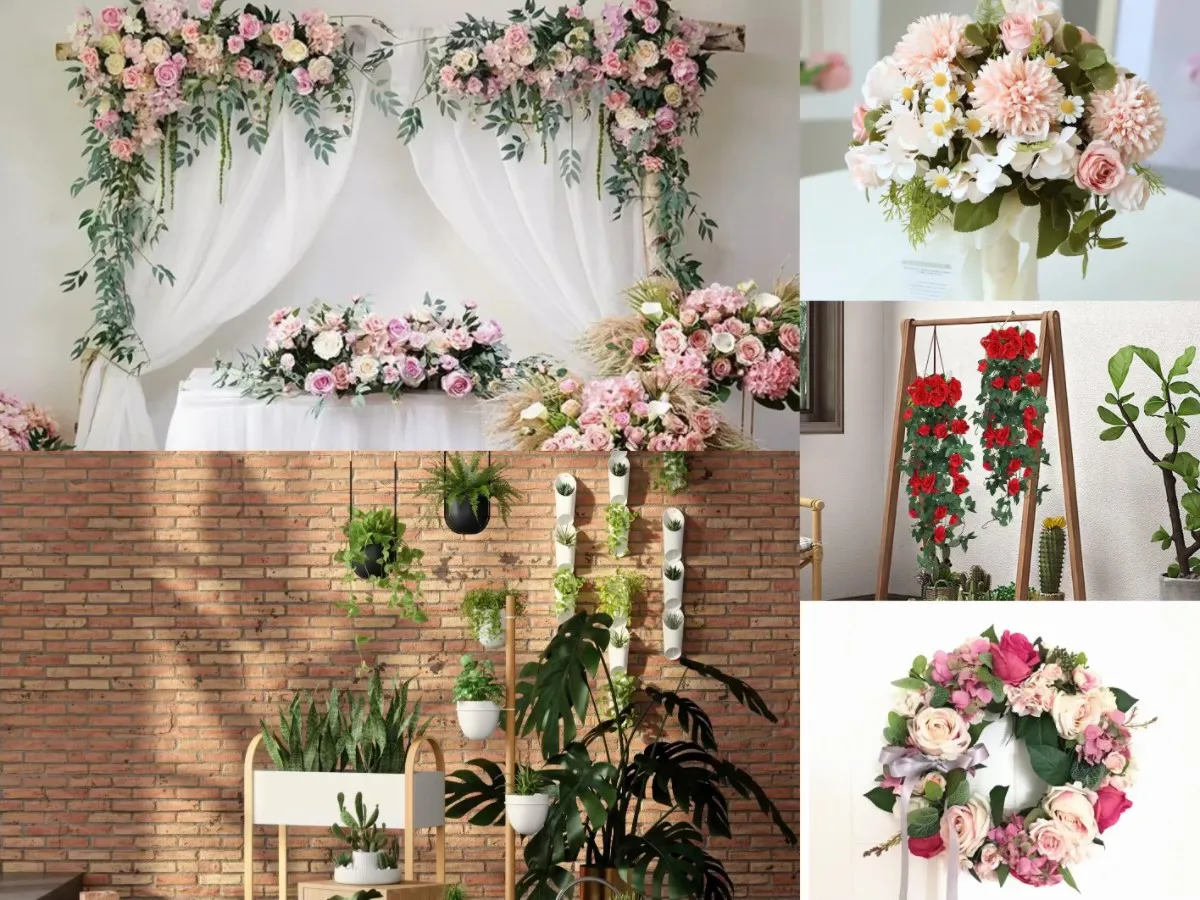 Künstliche Blumen Seidenrosenstrauß für Festivals, Garten, Zuhause, Tischvase, Hochzeit, Brautstrauß, Dekoration, DIY-Bühnenrequisite, Bestseller – Detail 1