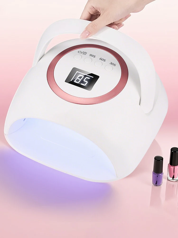 

72W Rechargeable UV LED Nail Lamp Professional Nail Lamp For Manicure With 3 Timer Settings Auto Sensor For Nail Art Tools