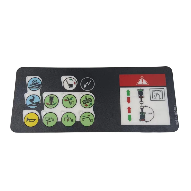 Nuevo 307P218040 para HAULOTTE Lift HA12IP, HA15IP. Para teclado de calcomanía de caja de control Haulotte
