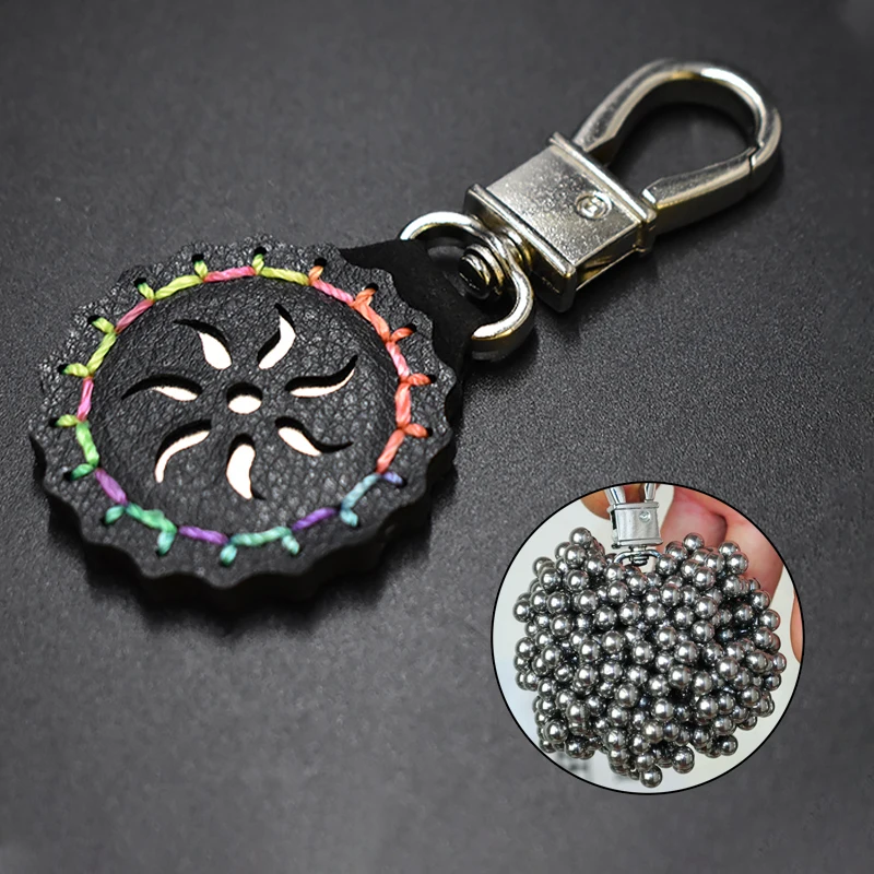 Slingshot Strong Magnetic Pendant Suction Steel Ball Portable Round Keychain Decoration Outdoor Hunting Shooting Accessories