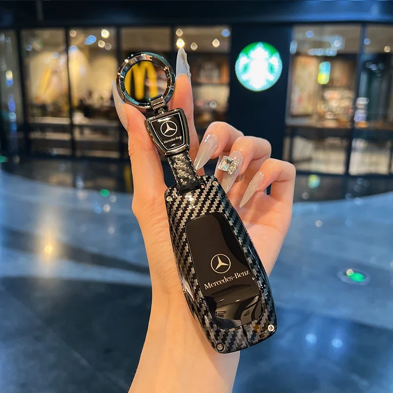 Fashion Car Key Cover Case Shell Protective Bag For Mercedes Benz A E G GLS Class W177 W205 W213 W222 G63 X167 Maybach