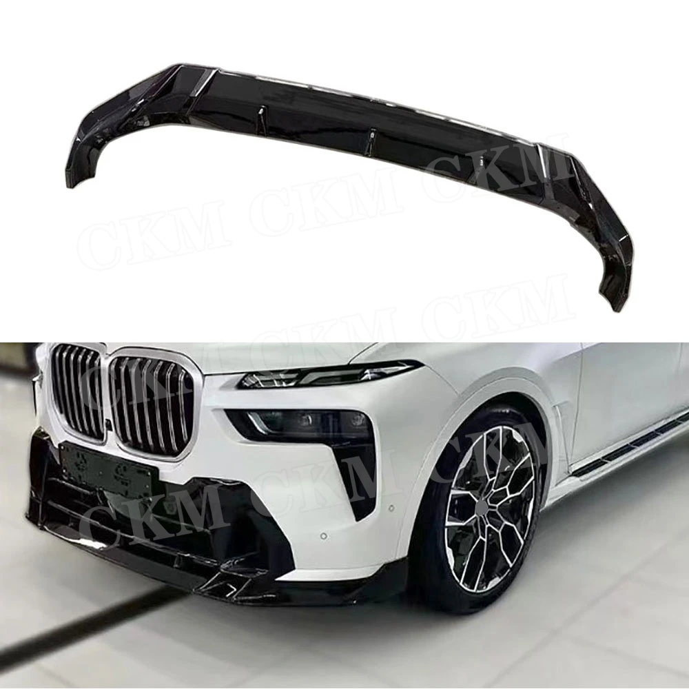 

ABS Body Kits Front Bumper Lip Spoiler Guard Decoration Car Styling Accessories for BMW X7 G07 LCI Sport 2023+