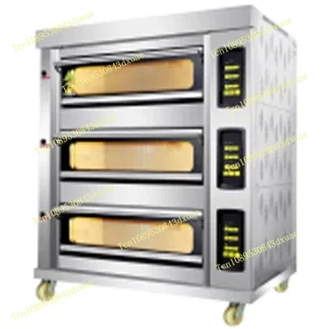 Built-in Commercial Kitchen  Oven Bakery Machine Equipment Baking Oven Bread Cake Deck Oven for Sale