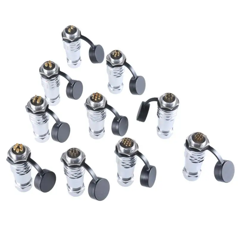 R53C Wetterfester 2-poliger Kabelstecker, 20 mm, Panelmontage, Buchsenstecker, Stecker, IP67 – Detail 8