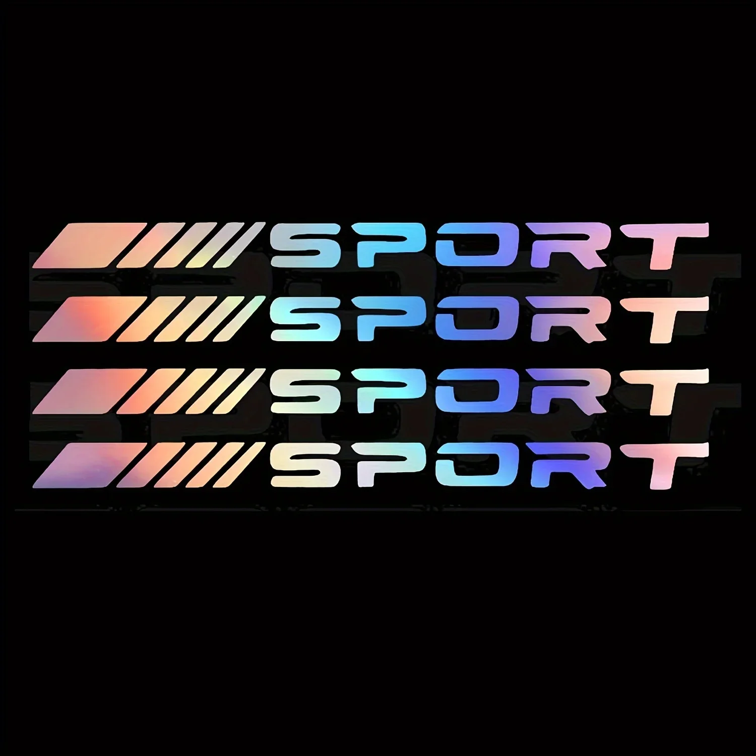1SET ชุดสติ๊กเกอร์ลาย “SPORT” ที่ไม่ซ้ำใคร สติ๊กเกอร์กีฬาโฮโลแกรมที่โดดเด่นเพื่อเพิ่มบรรยากาศแบบไดนามิกให้กับสิ่งของคุณ