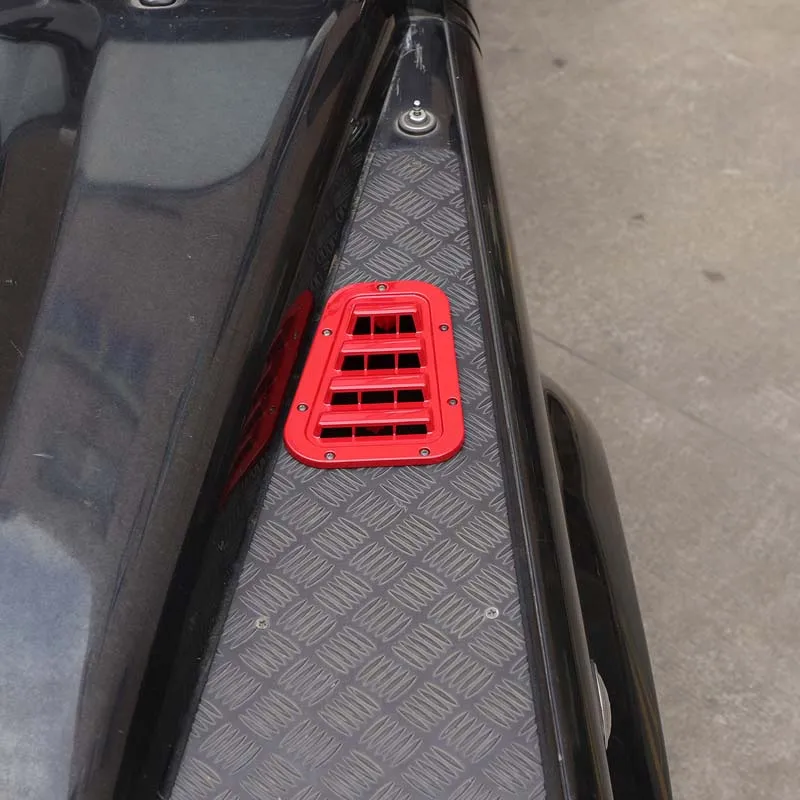 1 paar Auto Vorne Motorhaube Motorhaube Vents Haube Air Outlet Trim Abdeckung Für Land Rover Defender 90 110 130 2004-2019 Auto Zubehör – Detail 8