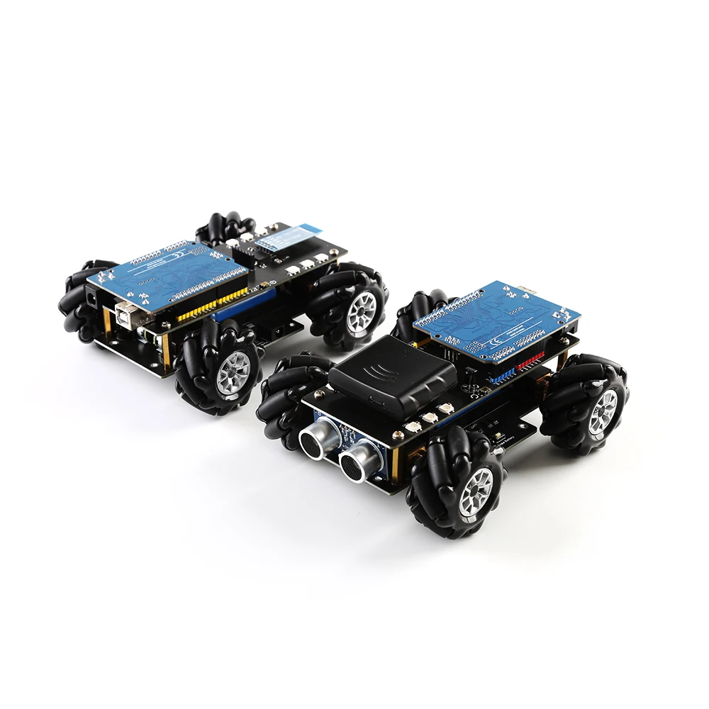 Smart Robot Starter Kit For Arduino Programming Mecanum Wheel Chassis Car Kit Smart Car Kit For Arduino Education Robot Car Kit