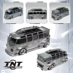 TNT Model 1:64 T1 Bus RWB Raw Zamac Chase Model Car