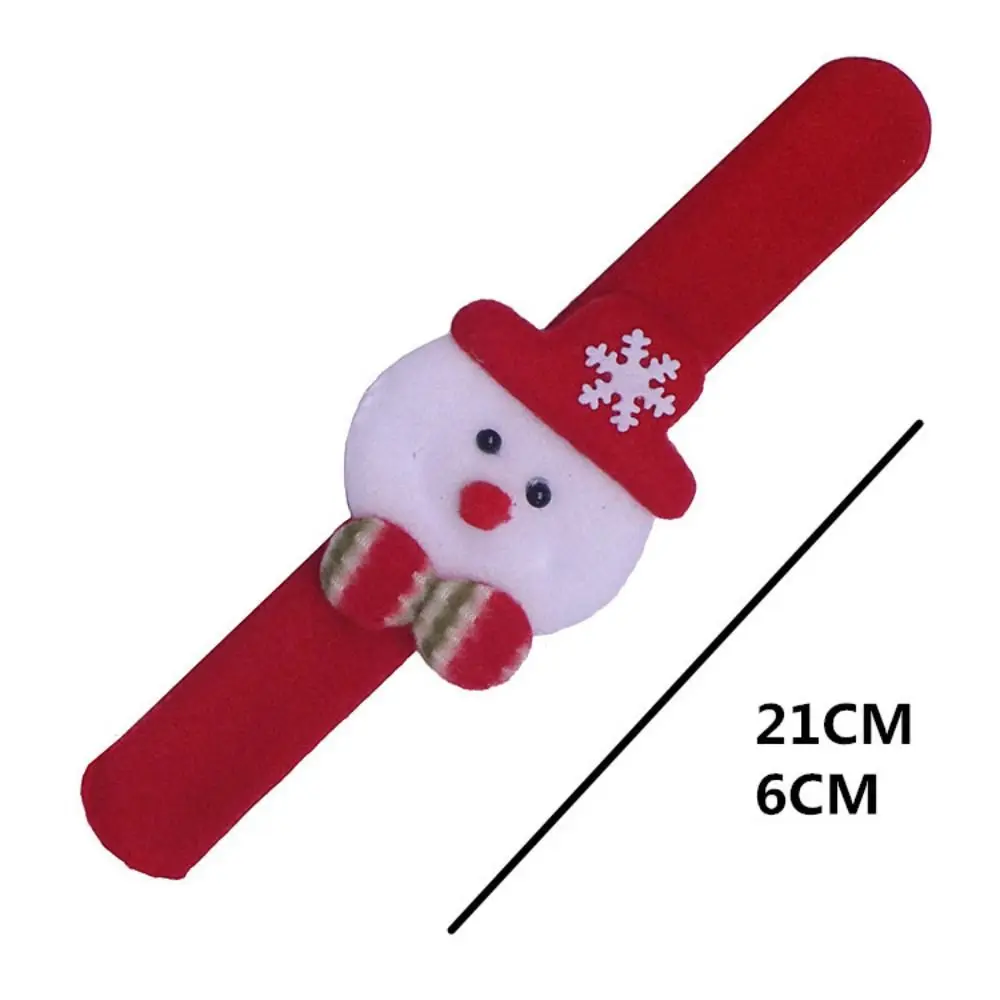 Nonwovens Christmas Clap Circle Pop Christmas Christmas Pop Circles Cartoon Snowman Christmas Toys Hand Ring Children Gifts