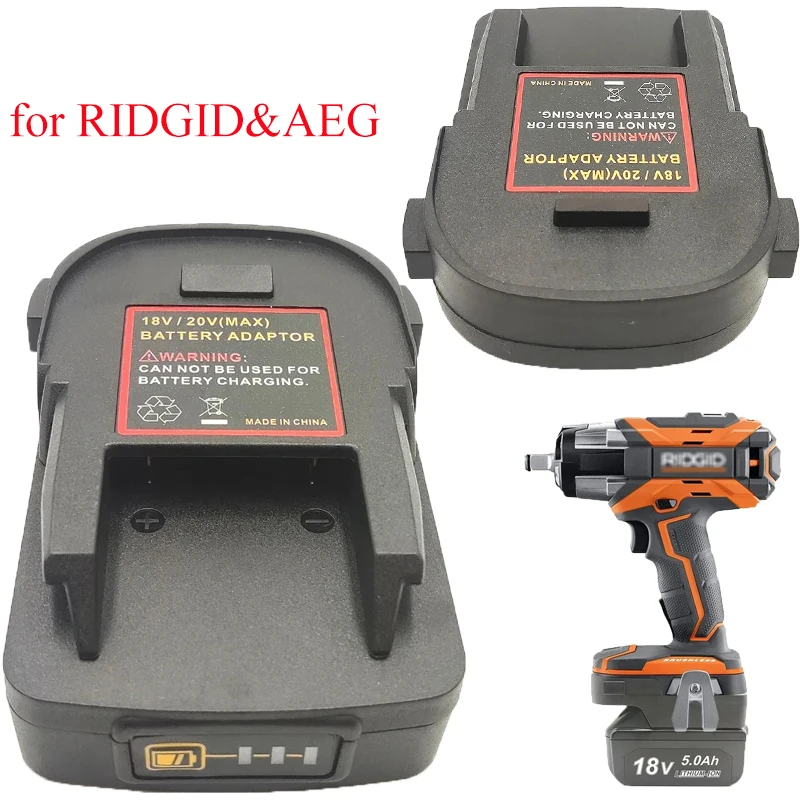 

Battery Adapter for Makita 18V Lithium Batteries Converts BL Series Batteries To 18V Lithium-ion Batteries for RIDGID/AEG Tools