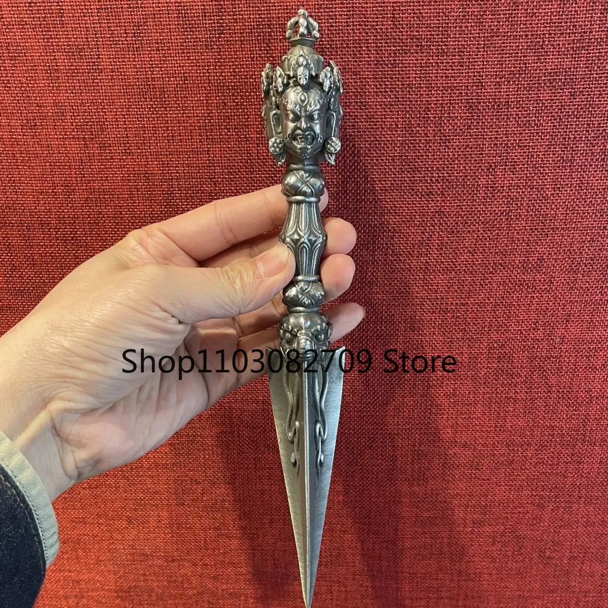 Tibetan Seiko Puba diamond peg three-sided Puba diamond peg (about 23 cm long)