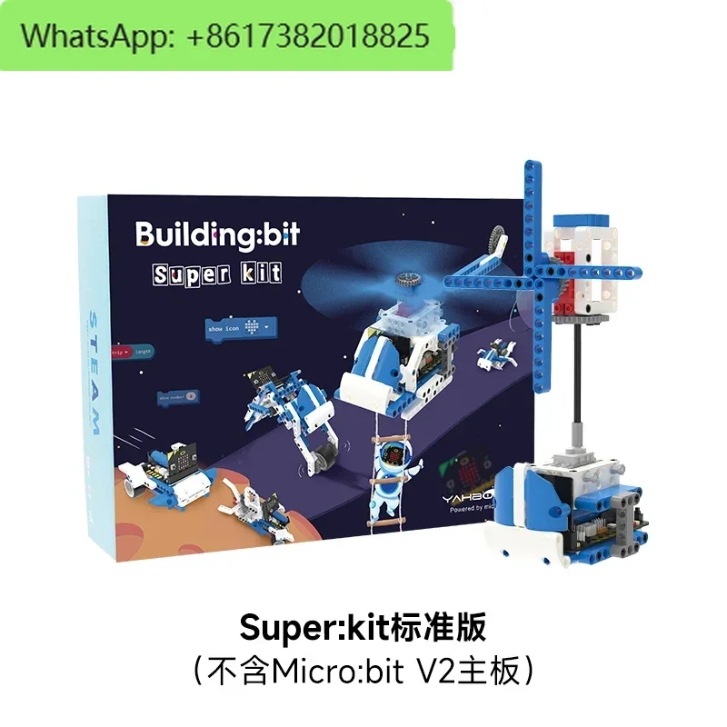 Bloque de programación Microbit Robot Sensor Kit Gráfico Python Car Education