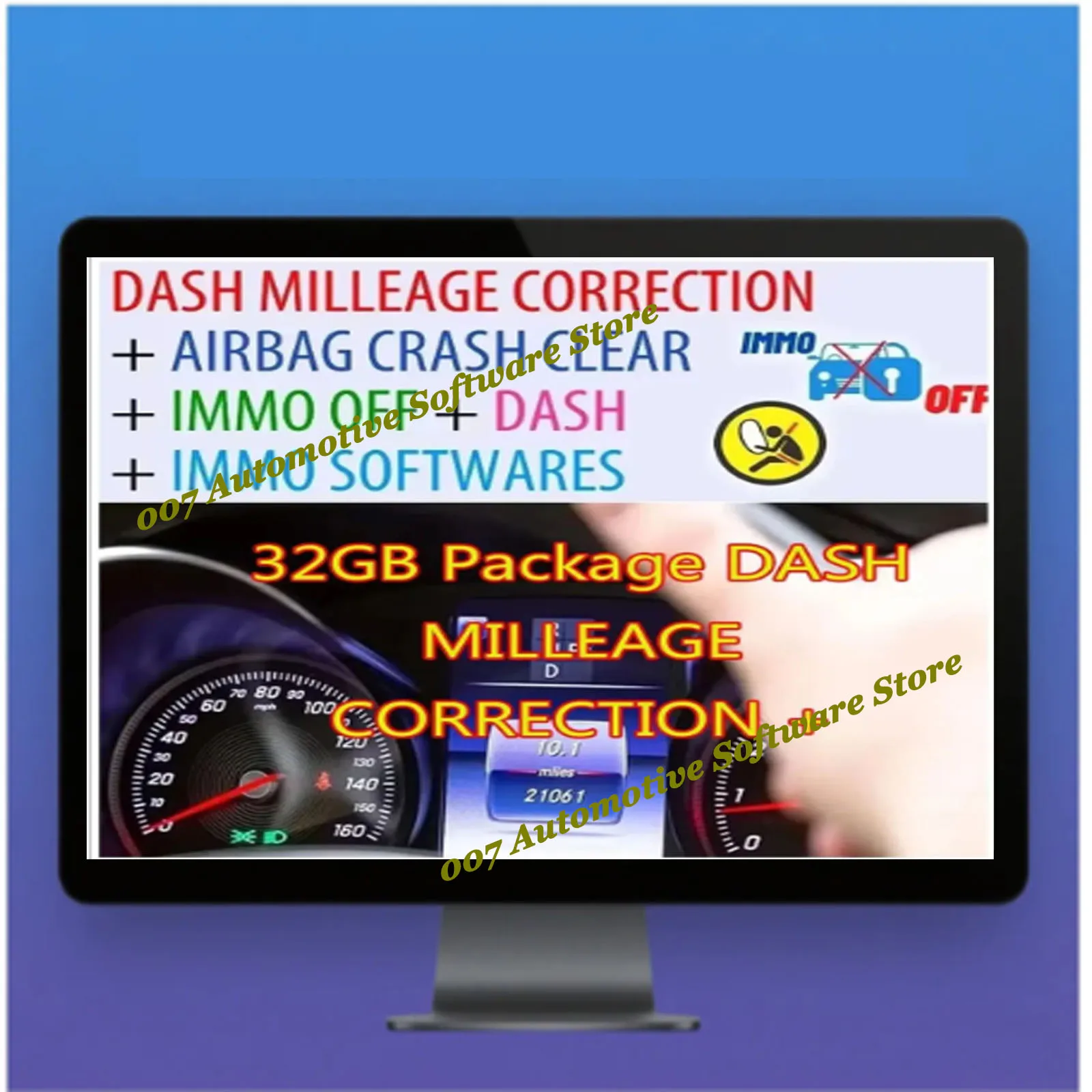 32 GB Uniwersalny pakiet oprogramowania do naprawy samochodów kompatybilny ze wszystkimi markami IMMOFF ECU Korekcja przebiegu Narzędzia diagnostyczne poduszek powietrznych