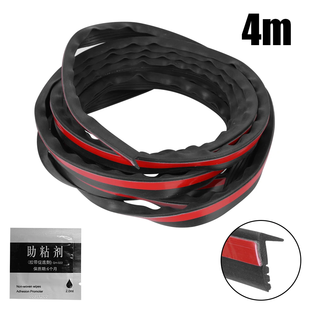 

V Shape Weatherstrip Car Window Seal Strip Noise Insulation Car Side Window Sealing Strip Auto Rubber Side Window Filler Sealant