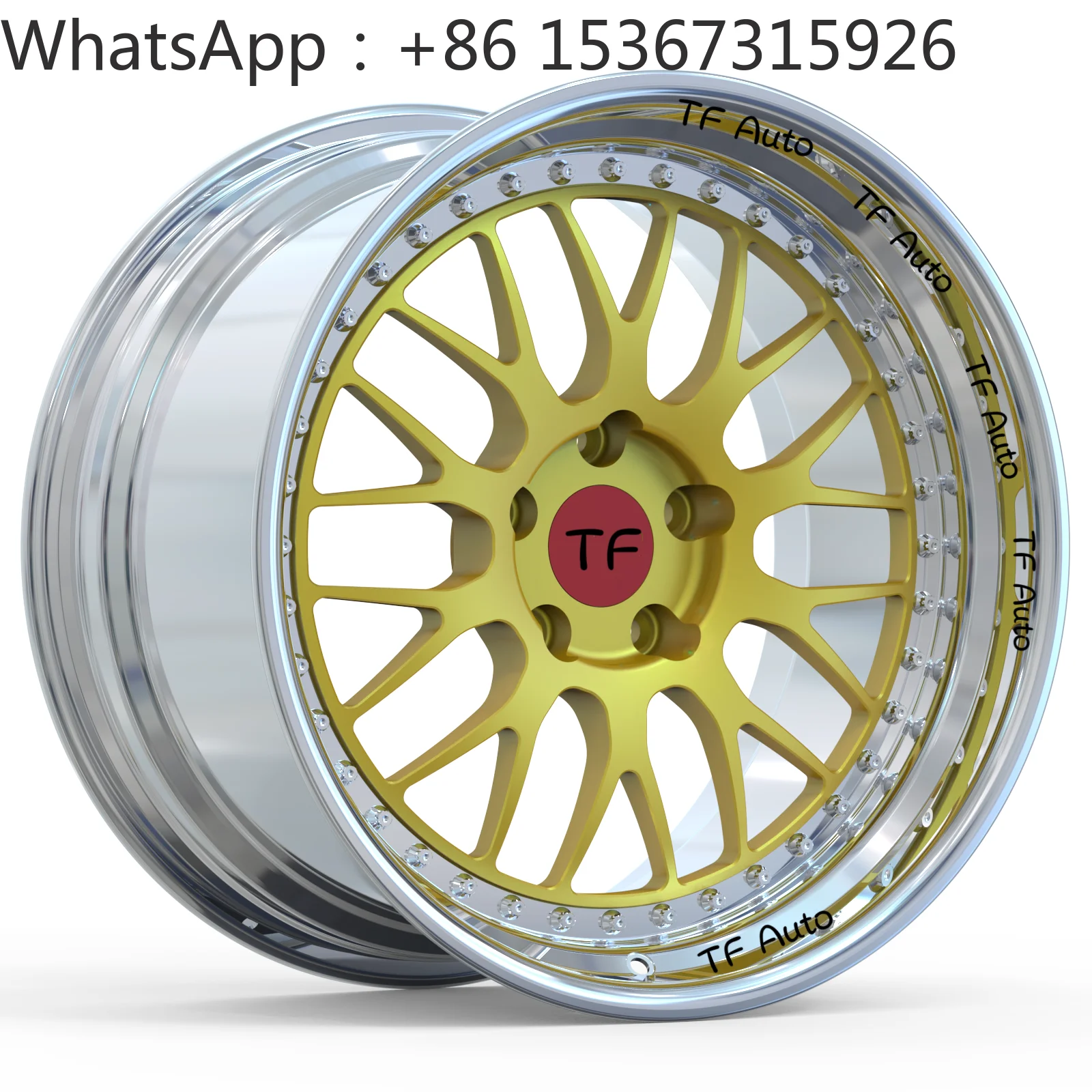 

18" to 32" 2 3 Piece Split Custom Forged Alloy Wheel Rims