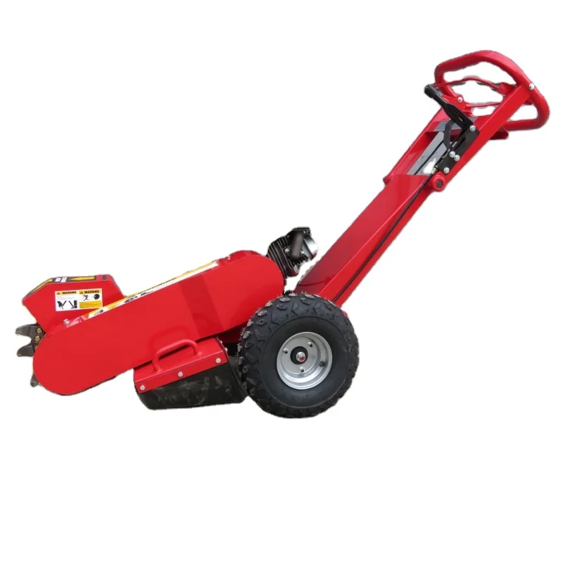 15hp Stump Grinder Machine Sump Grinder Teeth Drum Brake  Tree Stump Remover Machine15hp Gasoline Engine Recoil Start