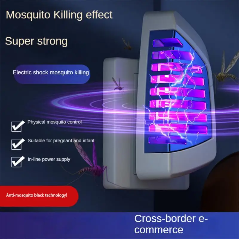 Choque elétrico Mosquito Killer Lamp, Fly Trap Zapper, Assassino de insetos, repelente, armadilha anti mosquito para quarto, ao ar livre, novo, 2023