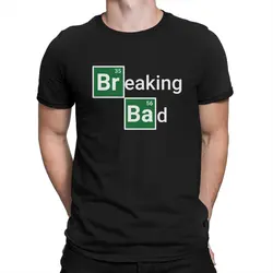 Men's T-Shirts Sign Vintage 100% Cotton Tees Short Sleeve B-Breaking Bad T Shirt Crewneck Clothes Summer