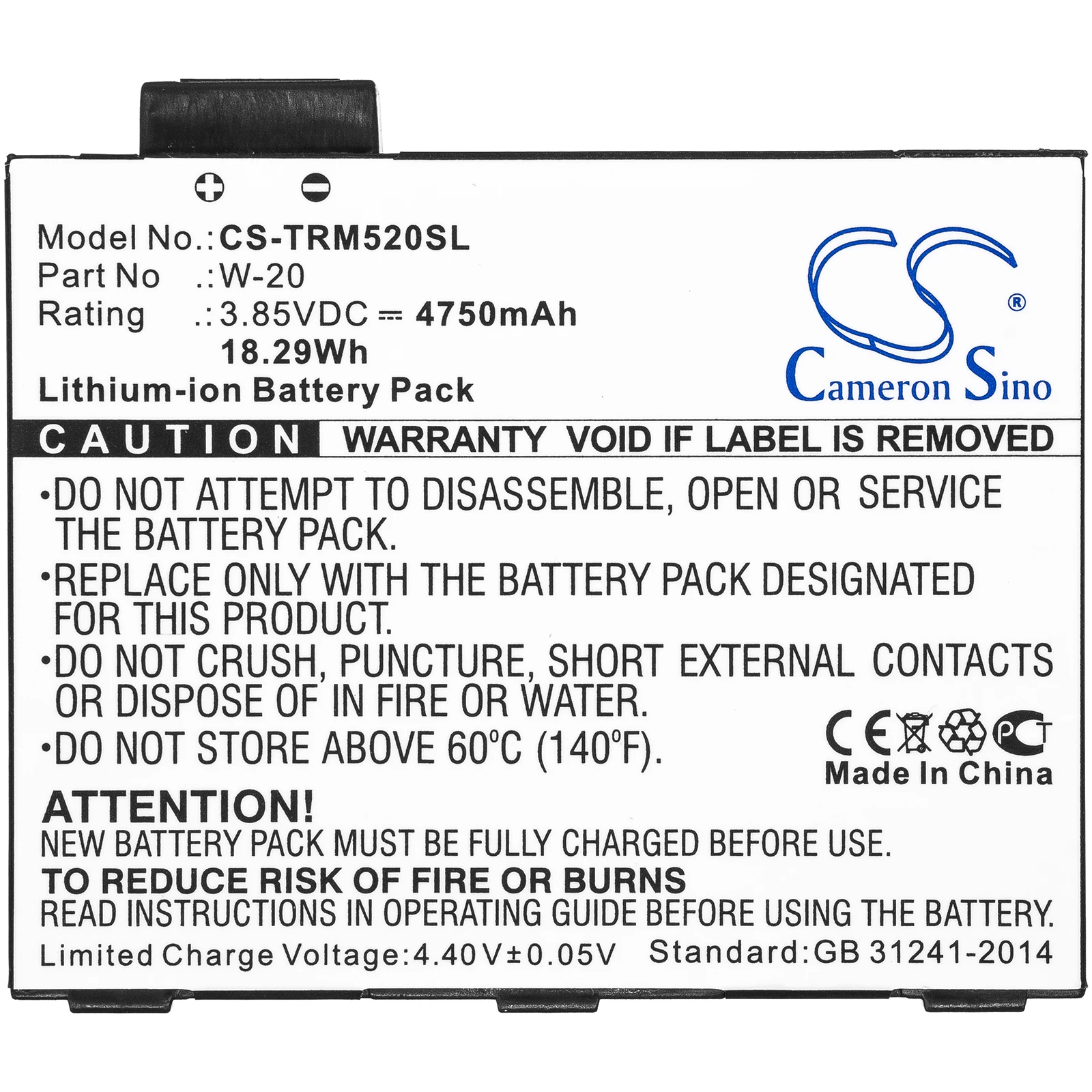 Netgear W-20 Battery For Netgear Nighthawk M6 MR6150 Nighthawk M6 Pro Nighthawk M5 MR5000 MR5200 MR5200-100EUS MR510