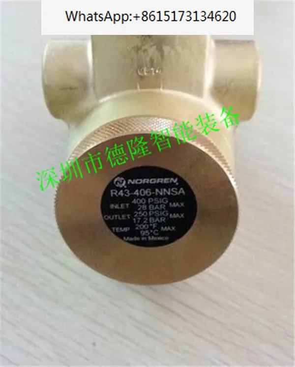 Overflow pressure reducing valve R43-406-NNSA pressure regulating valve oil mist filter solenoid valve