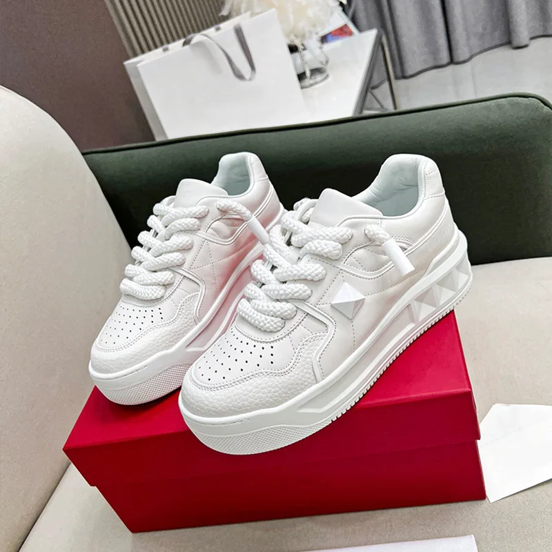 Thick soled height increasing shoes womens sport shoes women chunky platform sneakers women harajuku sneakers lolita running sho