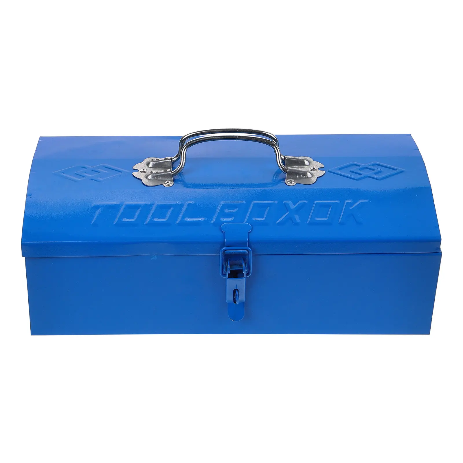 Lockable Portable Tool Box Heavy Duty Iron Small Tool Storage Case with Handle for Handheld Tools Organization Travel Workshop