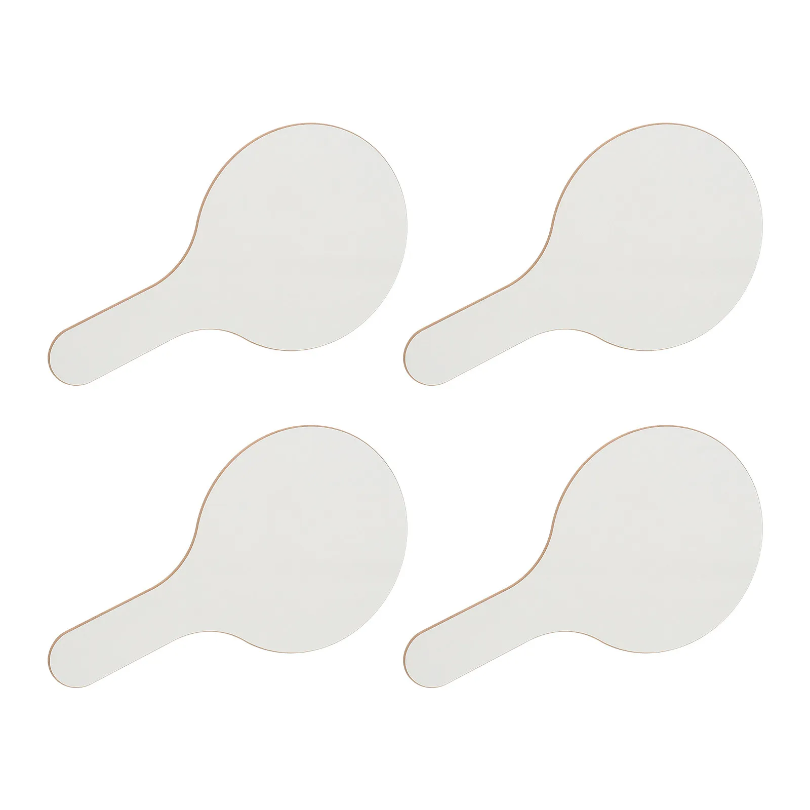 

Набор из 4 портативных маркеров-досок для сухого стирания: гладкие края, безопасные, удобные, ручные маркеры-доски для белых досок