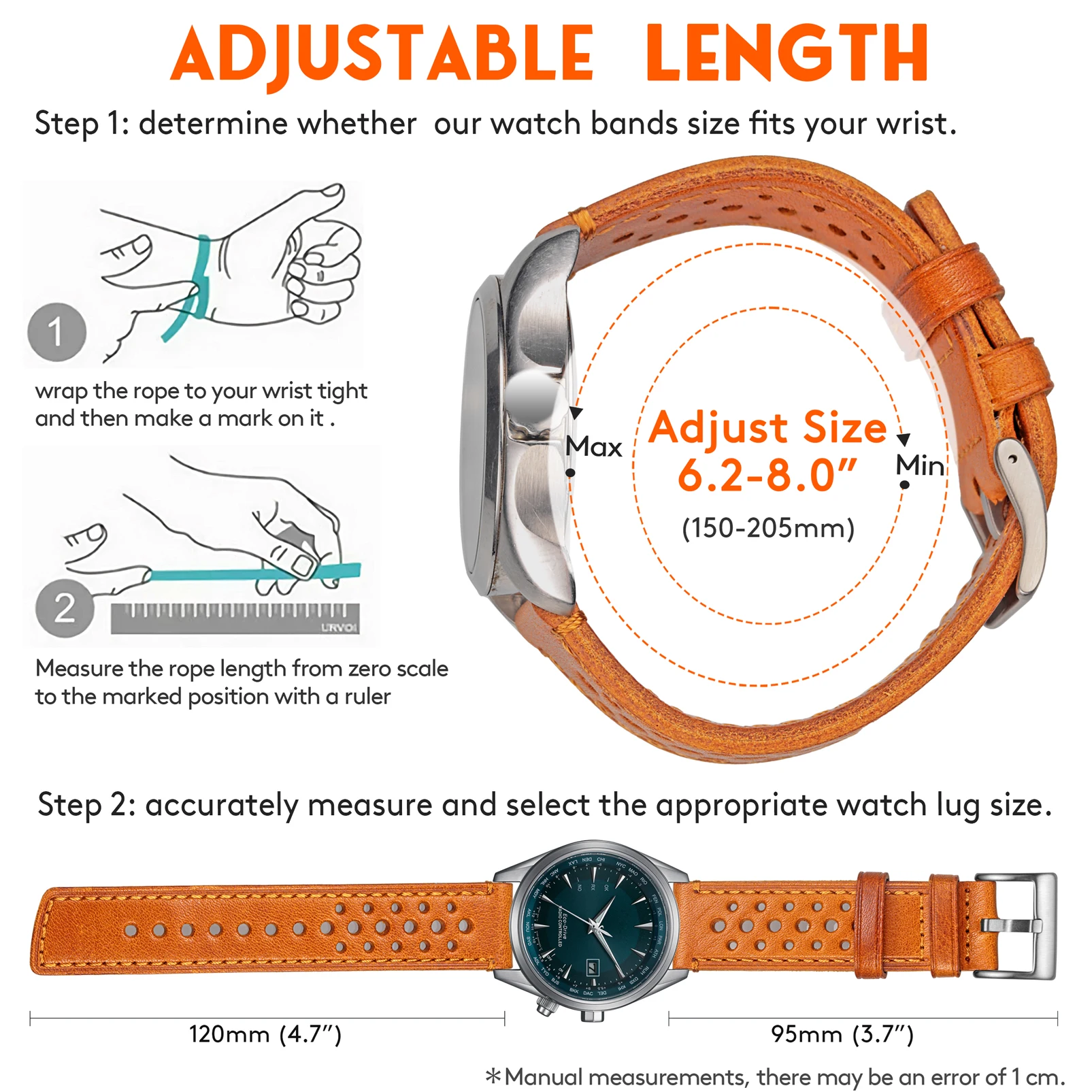 Hemsut استبدال أشرطة ساعات يد جلدية الأزرق اليدوية الإيطالية 22 مللي متر الأشرطة الجلدية 18 مللي متر 20 مللي متر 24 مللي متر ل Seiko Oris