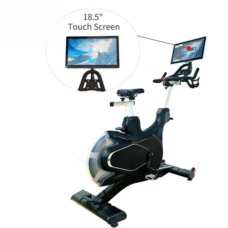 

Hot Factory Source Smart Indoor Fitness Gym Equipment Spinning LCD Screen Magnetic Resistance Spin Bike for Burning