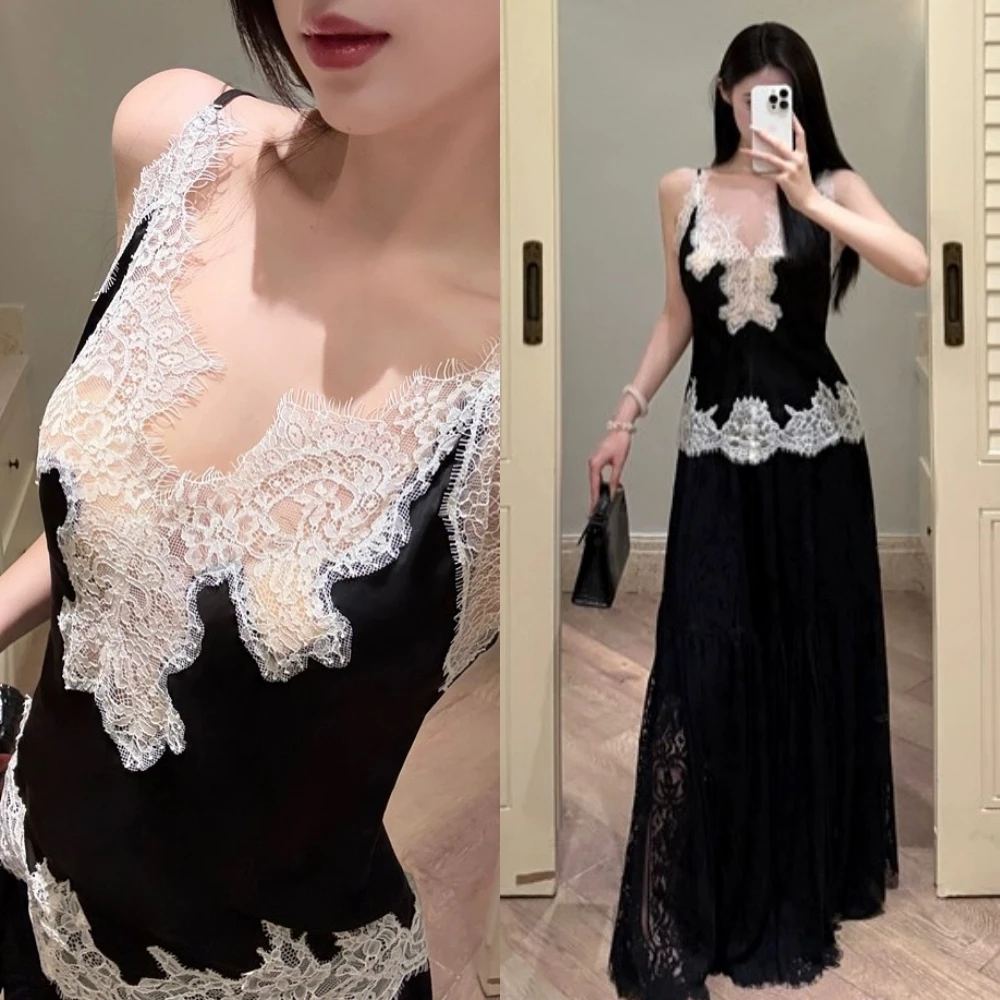 تخصيص ألف خط السباغيتي الأشرطة فستان سهرة أنيق دقيق كلاسيكي مخصص فساتين المناسبات الموضة الحديثة فستان الحفلة الراقصة