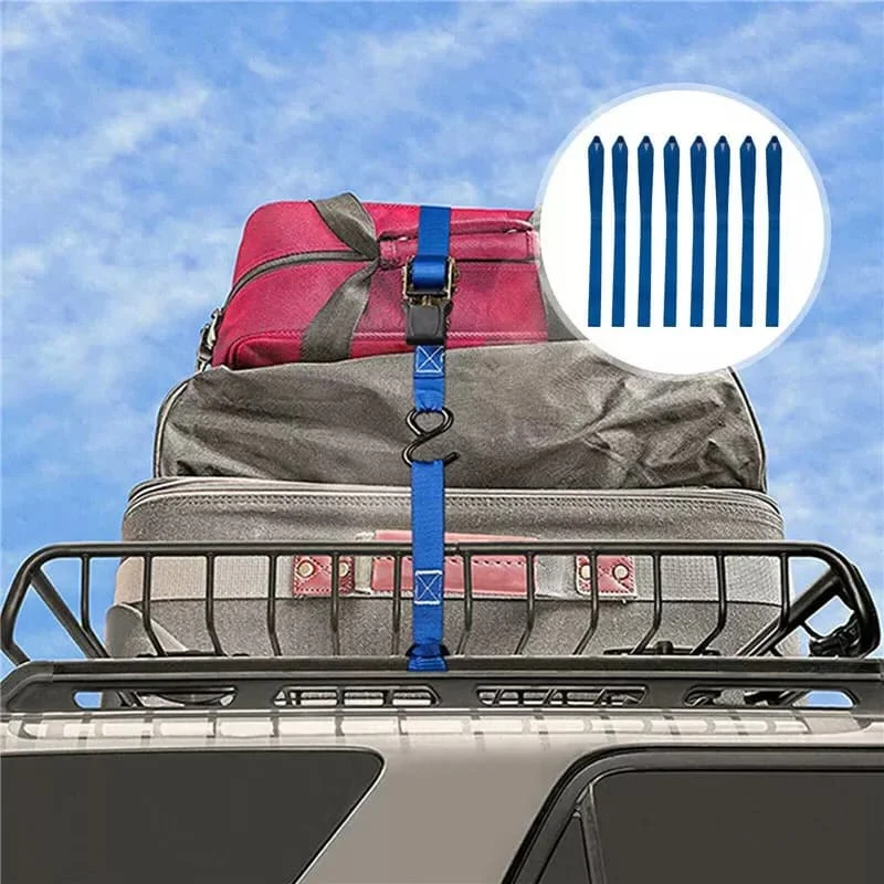 لينة حلقة التعادل أسفل الأشرطة لتأمين البضائع ATV UTV الدراجات النارية الدراجات الترابية دراجات معدات حديقة الحديقة 6 قطعة 15.9 بوصة/40.5 سنتيمتر