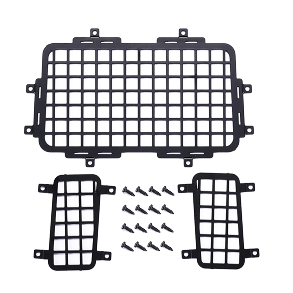 

for MN D90 D99S MN99S 1/12 RC Car Upgrade Parts Metal Stereoscopic Rear Window Mesh Protective Net