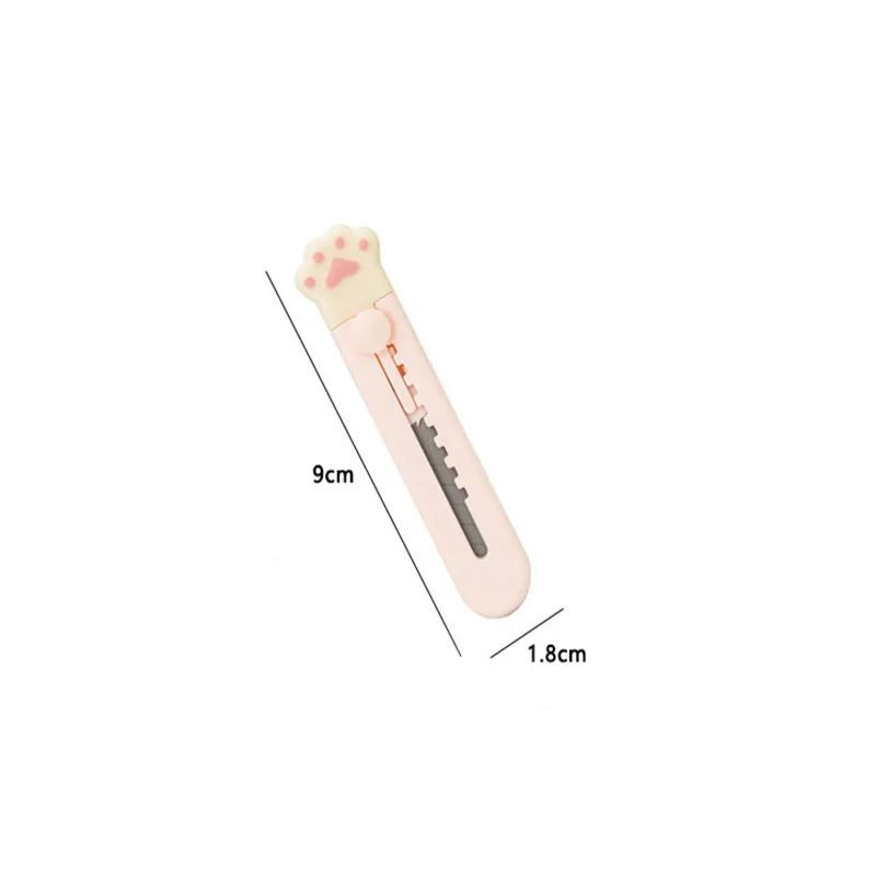 New Small Knife Box Cutter Cute Mini Pocket Cutter Kawai Package Knife Box Opener MGD01