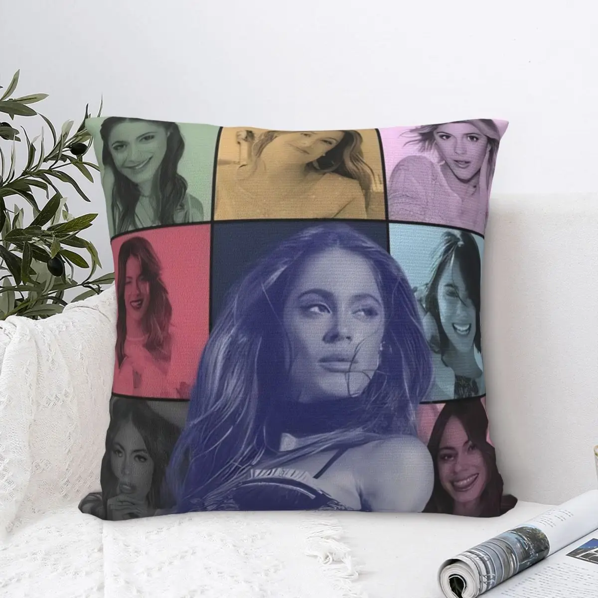 TINI STOESSEL Futtura Tour Pillow Cases Singer Cushion Covers Fashion Decor Throw Pillow Case Cover for Car 18
