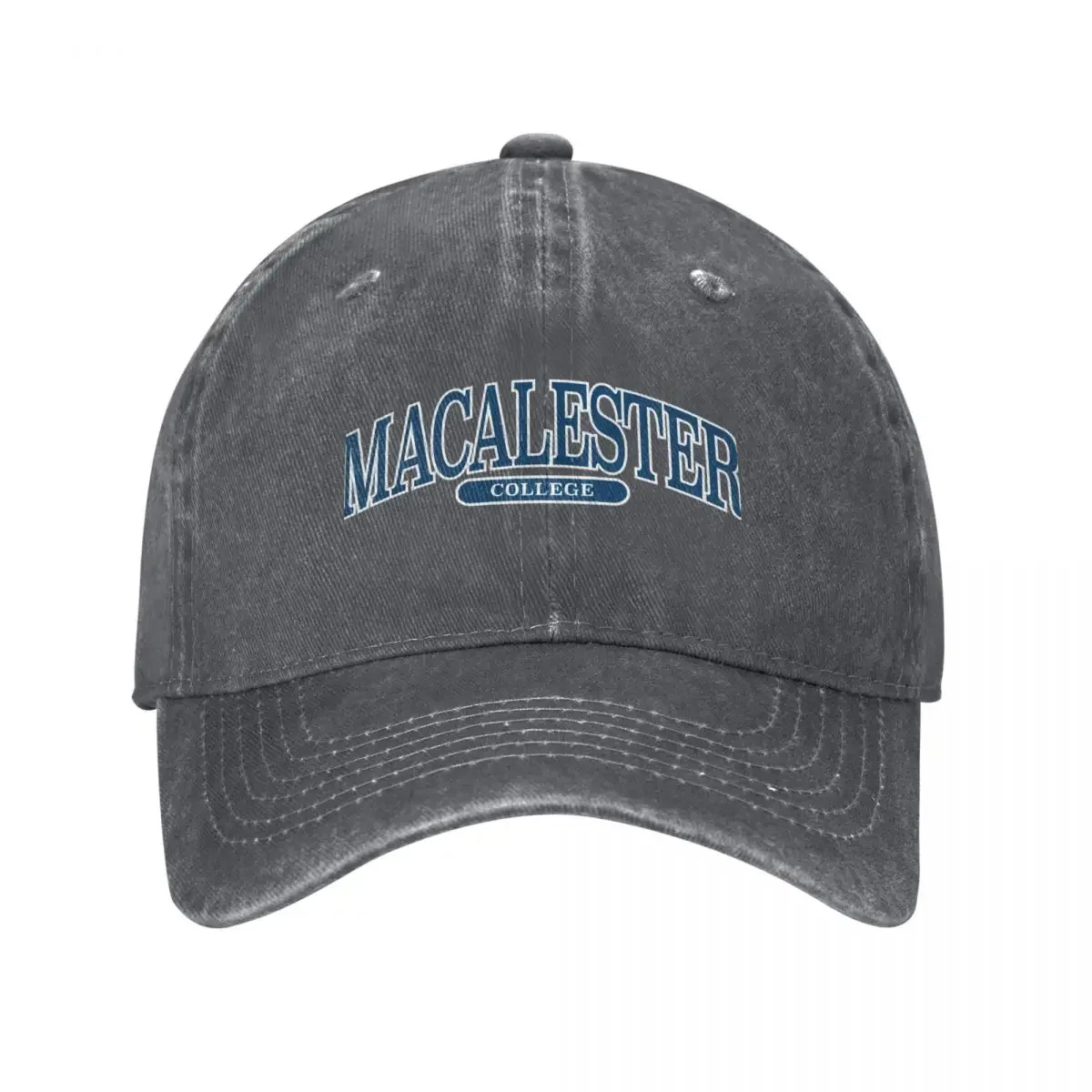 

macalester college - serif font curvedCap Baseball Cap Anime Snapback Cap Men Luxury Brand Women's