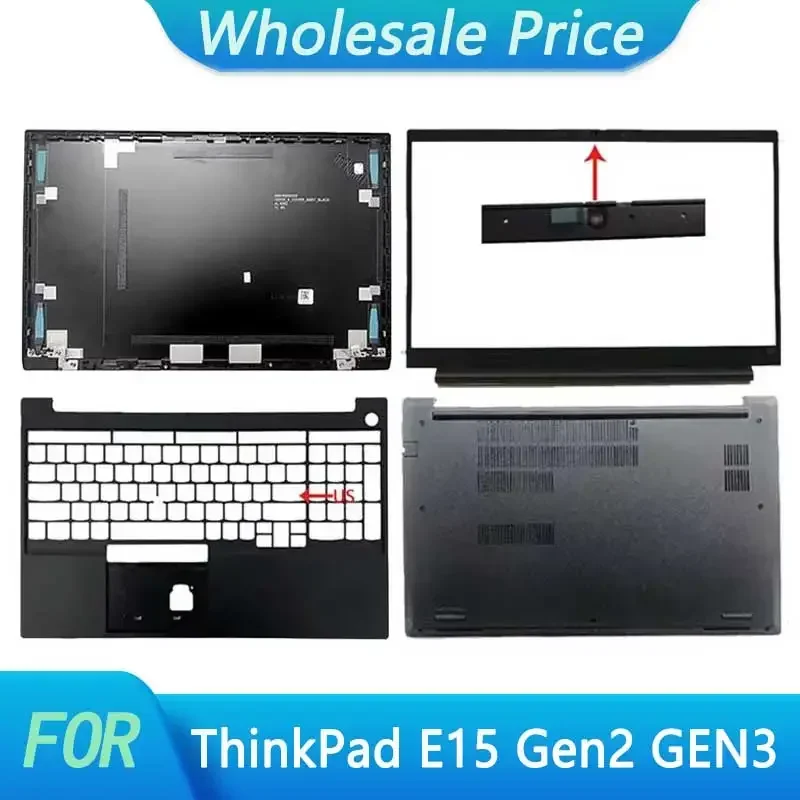 New For Lenovo ThinkPad E15 Gen2 GEN3 Laptop LCD Back Cover Front Bezel Upper Palmrest Bottom Base Case