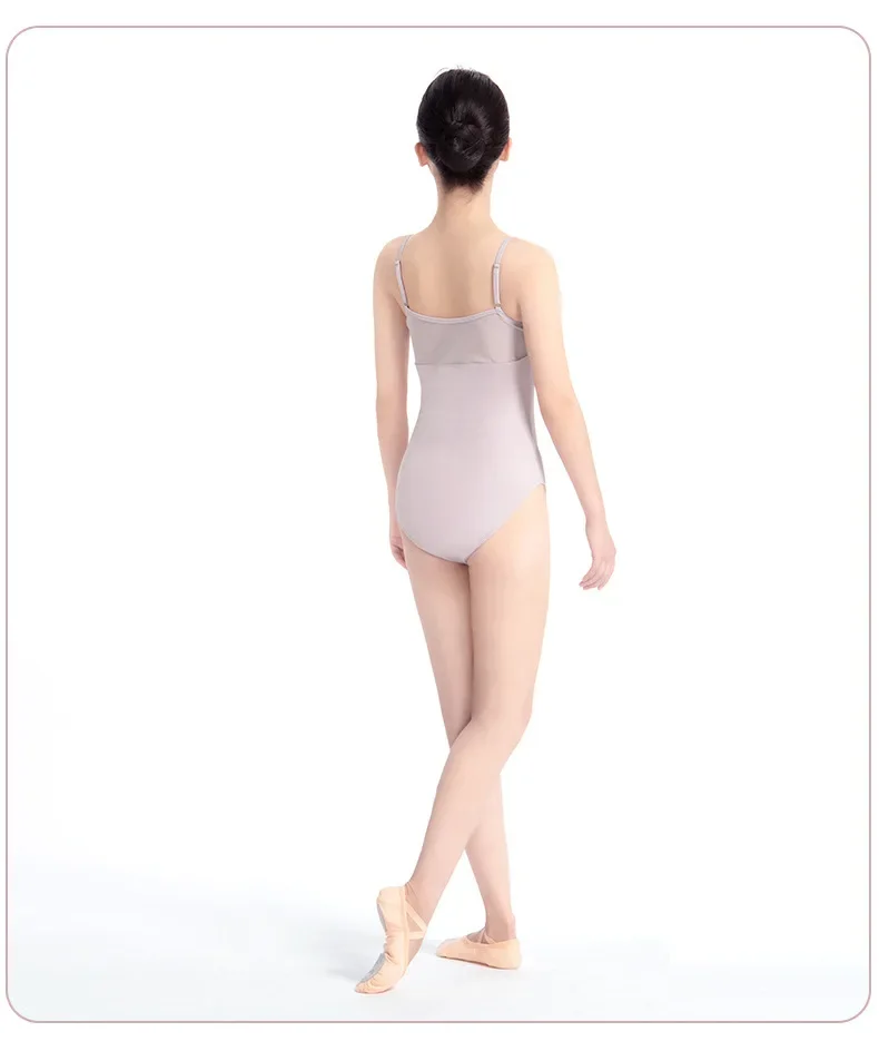 Ballett Trikot Frauen Sexy Gymnastik Trikots Erwachsene Dance Training Kleidung Ärmellose Mädchen Ballett Body Backless Bademode