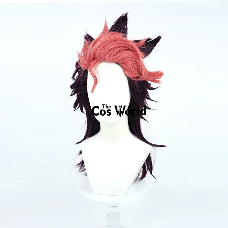 الساحرة من ميركوري غويل جيتورك 50 سنتيمتر طويل مجعد أنيمي تأثيري الباروكات الألياف مقاومة للحرارة الشعر الاصطناعية + غطاء شعر مستعار