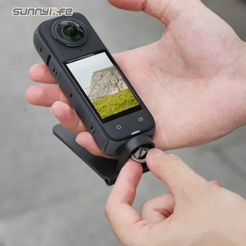 มัลติฟังก์ชั่น Magnetic Mount โต๊ะฐานยึด Quick Handle ปรับมุมอุปกรณ์เสริมสําหรับ Insta360 X4