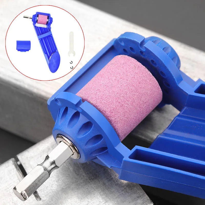 Grinding Wheel Drill Bit Sharpener Hand Tools Nail Drill Bits Set Sharpener For Step Drill Dremel Accessories Abrasive Tools