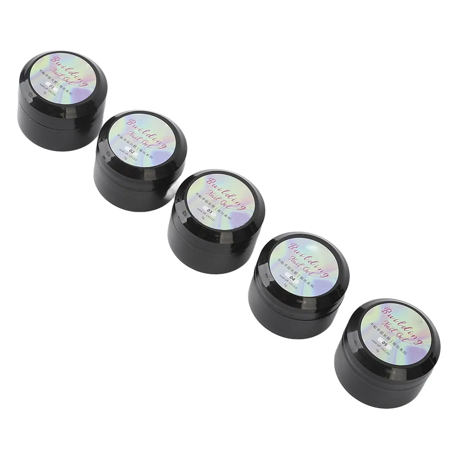 Unique Portable Holographic for nail Sculpture Gel for DIY for nail Extensions - Professional and Safe, Ideal for home Salon